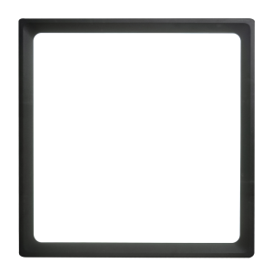 Brightstar Square LED Black ABS Ceiling Fitting with 3 CCT Switch