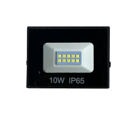 10w LED Floodlight IP65 6000K Black O-lite 92x68