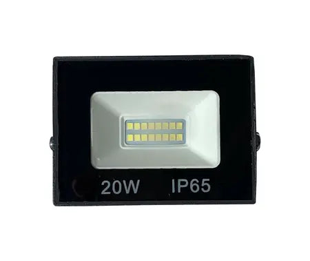 20w LED Floodlight IP65 6000K Black O-lite 115x87