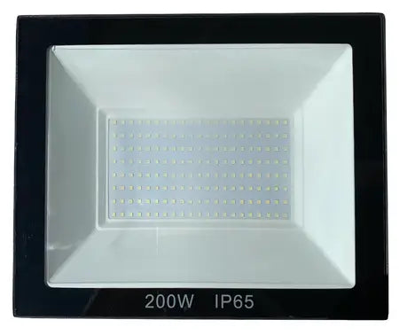200W LED Floodlight IP65 6000K Black O-lite 400x298