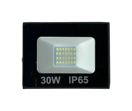 30W LED Floodlight IP65 6000K Black O-lite 176x135