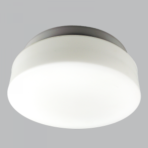 Brightstar Elegant CH001 Metal Ceiling Fitting with White Glass (230mm or 180mm)