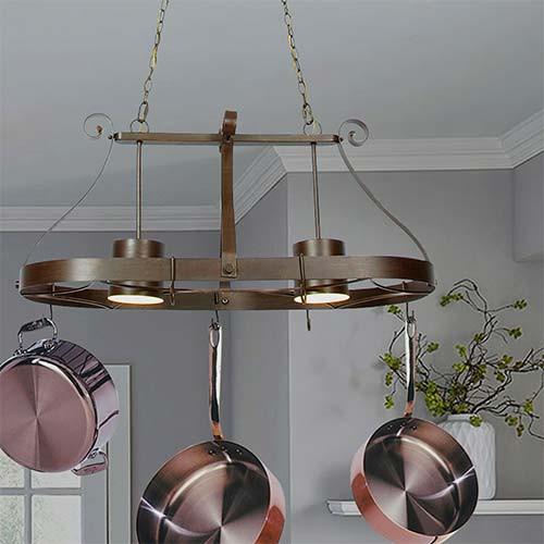 Kitchen Chandelier Old Gold