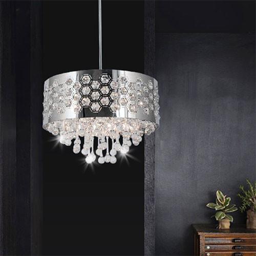 Polished Chrome Chandelier