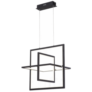 Brightstar Sand Black Aluminium and Acrylic LED Fitting with Moveable Arms