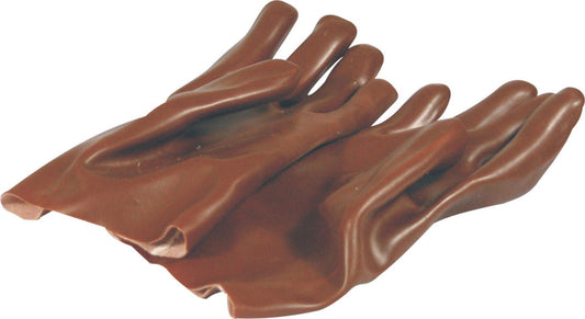 GLOVE COM PVC 64MM CUFF PS4 P/PAIR CARD