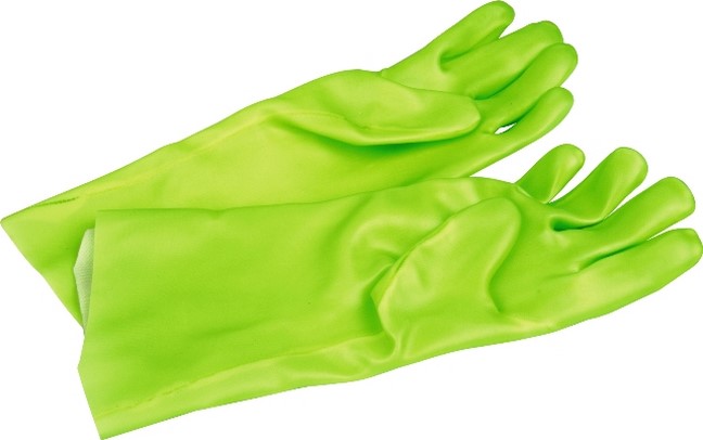 GLOVE COM SABS PVC ELBOW CF H/VOS PE2 L