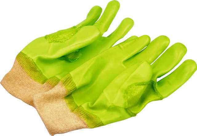 Glove Com Sabs Pvc K/Cf Rf H/Vos Pk2X L