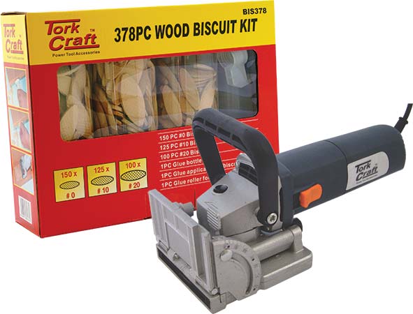 Combo Biscuit Joiner 900W And 378 Piece Biscuit Kit
