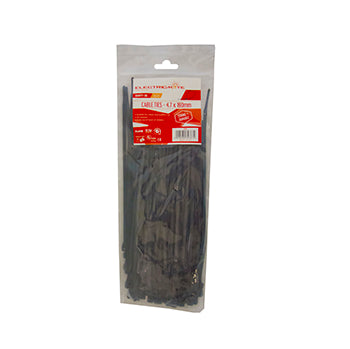Cable Ties E/Mate Black 190X4.7Mm P/100
