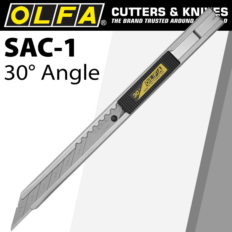 Olfa Graphic Art Knife Stainless 30 Degree + 5 Free  Sab Blades