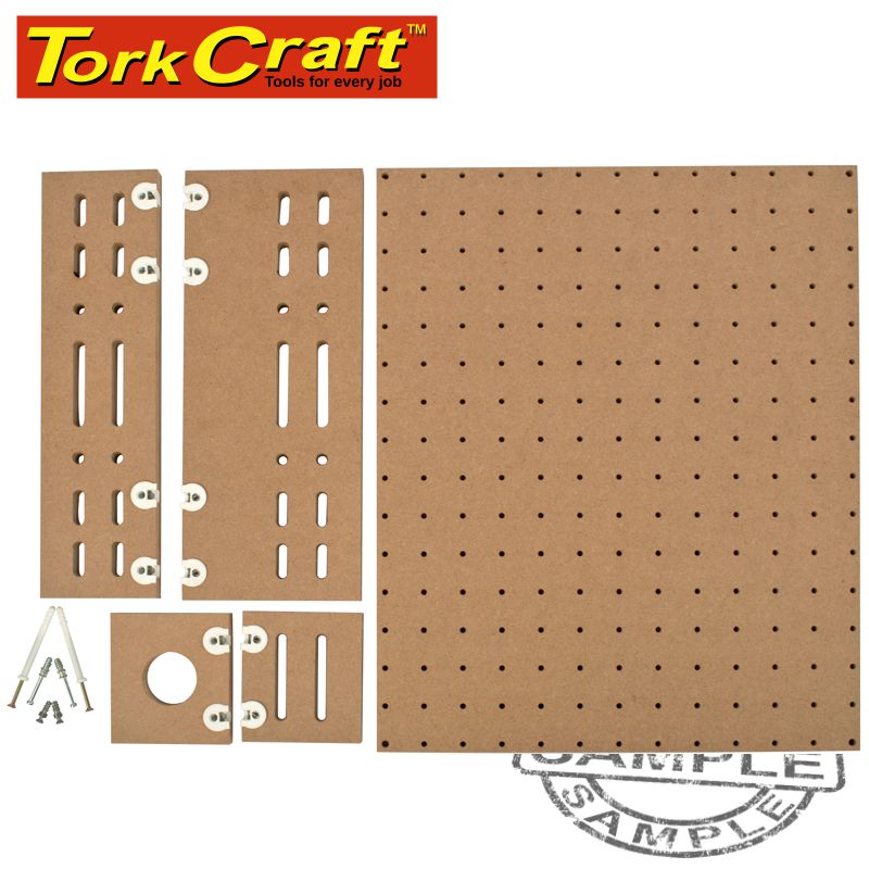 Wall Mounted Tidy Tool Rack Diy 400Mm X 490Mm 2 X Shelf Compl. Cupsol