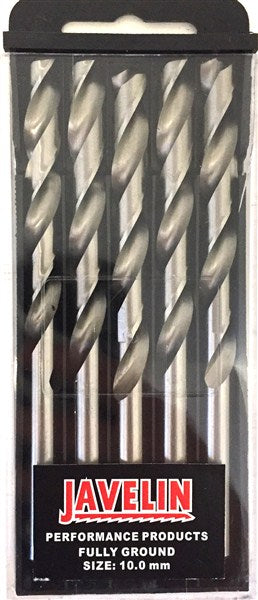 Drill Bit Hss Pkt5  10.0Mm Din338