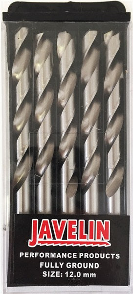 Drill Bit Hss Pkt5  12.0Mm Din338