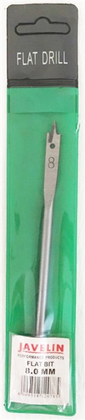 Drill Bit Flat Wood Sleeve  8.0Mm Jav