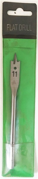 Drill Bit Flat Wood Sleeve 11.00Mm Jav