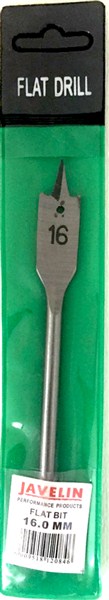 Drill Bit Flat Wood Sleeve 16.0Mm Jav