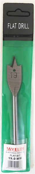 Drill Bit Flat Wood Sleeve 19.0Mm Jav