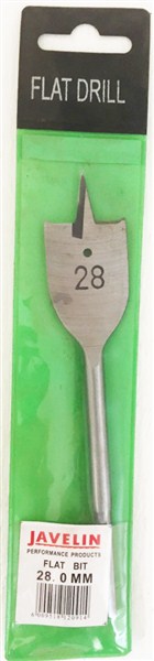 Drill Bit Flat Wood Sleeve 28.0Mm Jav