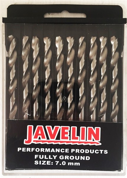 Drill Bit Hss Pkt10 7.0Mm Din338