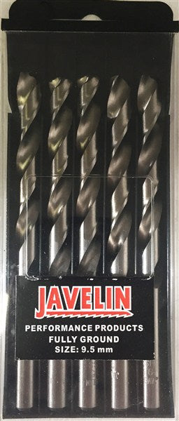 Drill Bit Hss Pkt5 9.5Mm Din 338