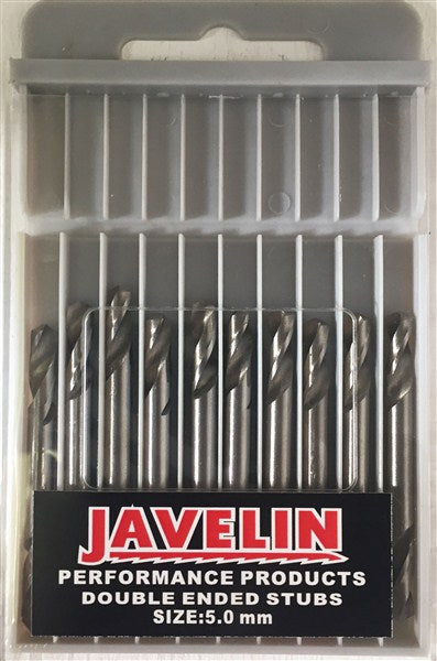 Drill Bit Hss Stub/De Pkt 10  5.0Mm