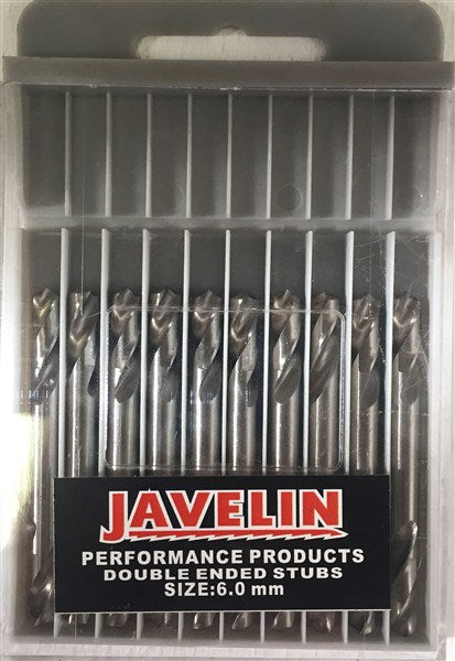 Drill Bit Hss Stub/De Pkt 10  6.0Mm