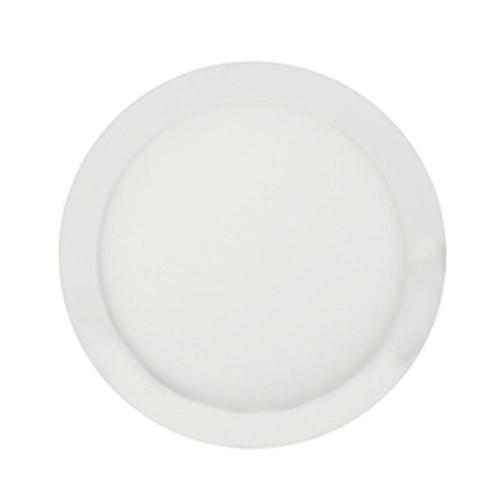 Straight Led Round Panel Downlight 12W Natural White