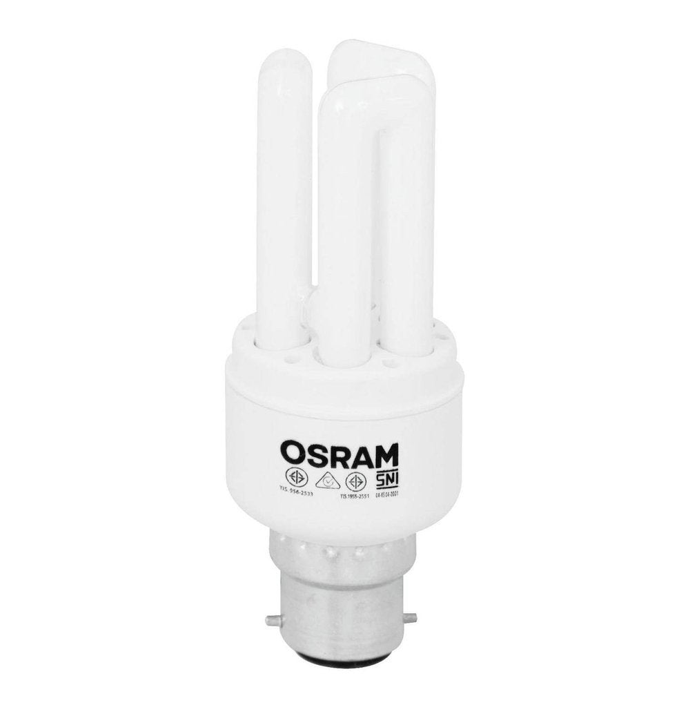 OSRAM Compact Fluorescent Lamp (CFL) 15W B22/BC Daylight Non-Dimmable