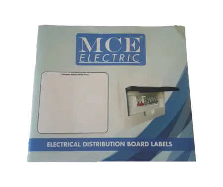 Distribution Board Label Book