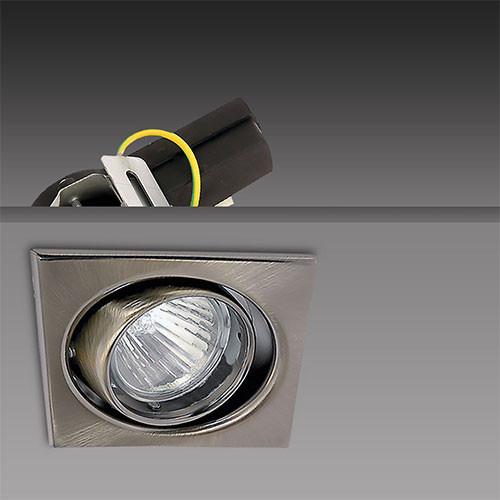 Square Tilt Downlight - Gun Metal