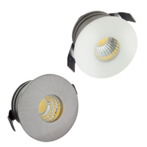Brightstar DL046 Round Starlight 3W LED Recessed Downlighter (Satin Chrome/White)