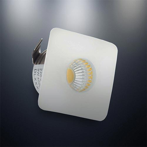 Square Led Star Light 3W 210Lm Natural White - White