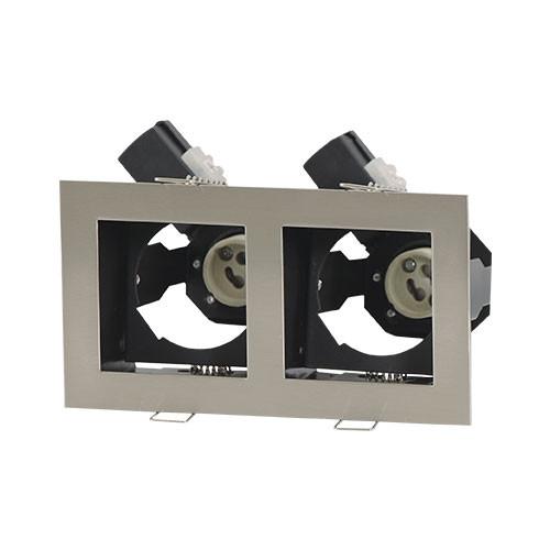 Double Straight Downlight - Satin