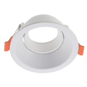 Brightstar DL132 Polycarbonate Anti-Glare Tilting LED Downlight (GU10/7W Ready, 80mm Cut Out)