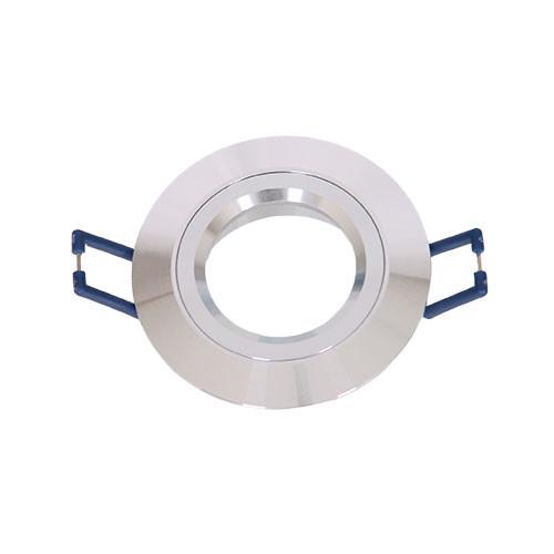 Round Smooth Straight Downlight 78Mm - Aluminium
