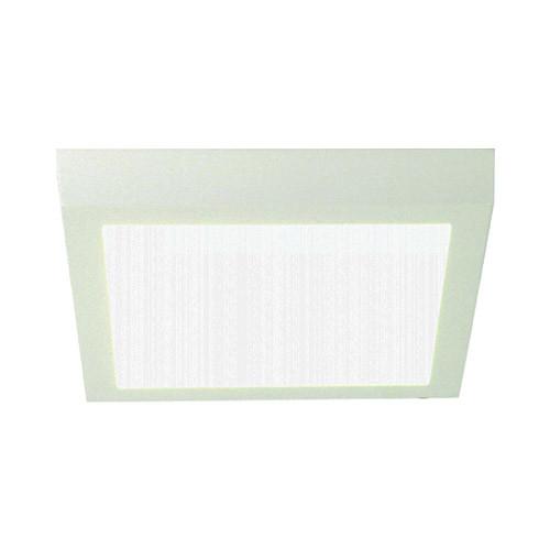 Square Die Cast Aluminium Ceiling Fitting With Polycarbonate Cover