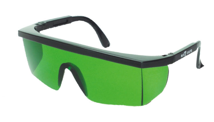 SPECTACLE MATSAFE GRN TINT BLK FRAME EN