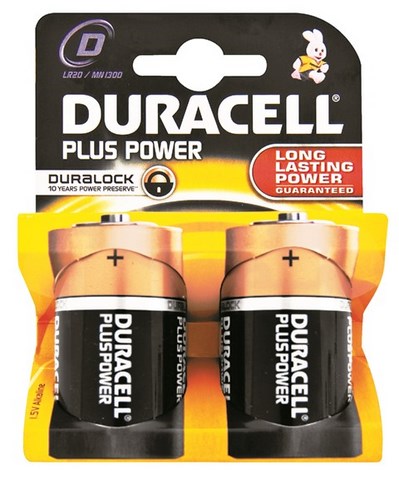 Duracell Battery Plus Pwr Dcel 2X10 Crd Box