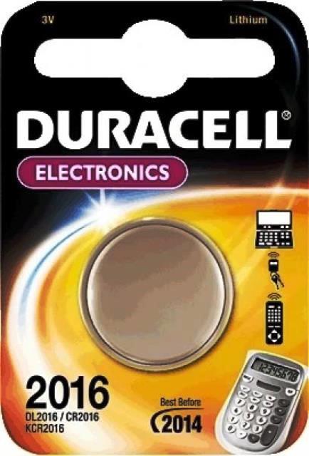 Duracell Battery Coin Dl2016 2X10 Card Box
