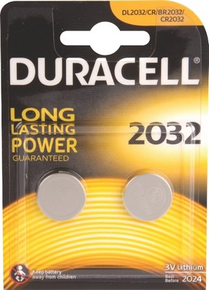 Duracell Battery Coin Dl2032 2X10 Card Box