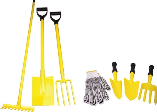 Ladies Combo Spade/Fork/Rake +4Pc Tool