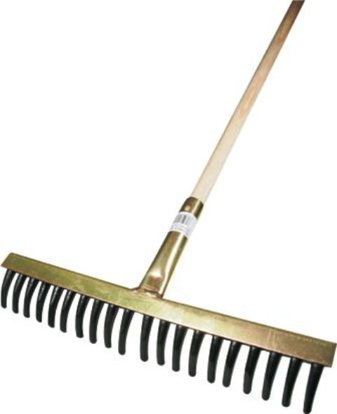 RAKE DYNAMIC LAWN RUBBER 400MM