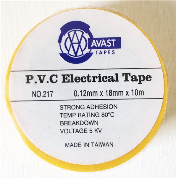 Insulation Tape 10 Mt Pvc Yellow