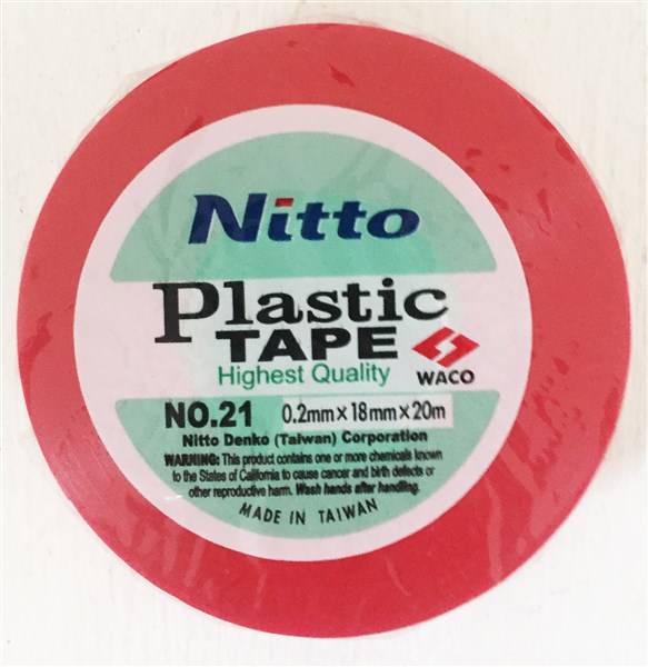 Nitto Plastic Tape Red