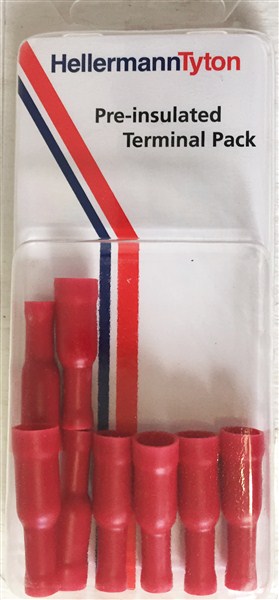 Terminal Pp Insul Brass Butt Conn Pkt6 Prpk40