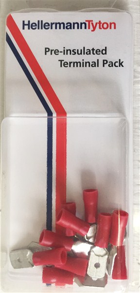 Terminal Pp Insul Fem Discon 6.35X0.8Mm Pkt10 Prpk20