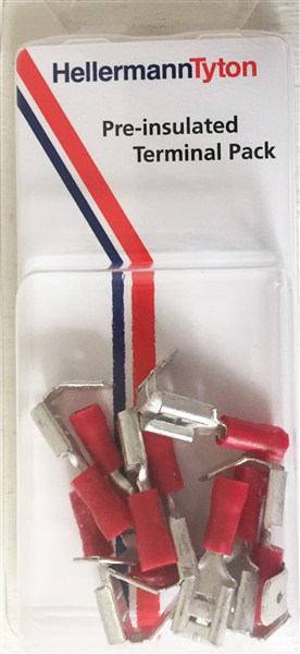 Terminal Pp Insul Male Bullet Conn 4Mm Pkt8 Prpk25