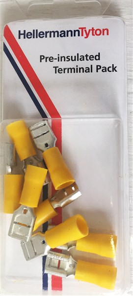 Terminal Pp Insul Fem Bullet Conn 4Mm Pkt8 Prpk27