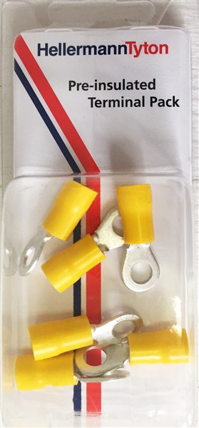 Terminal Pp Insul Fem Discon 4.75X0.5Mm Pkt10 Prpk33